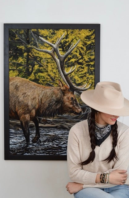 Print: "River Stroll"