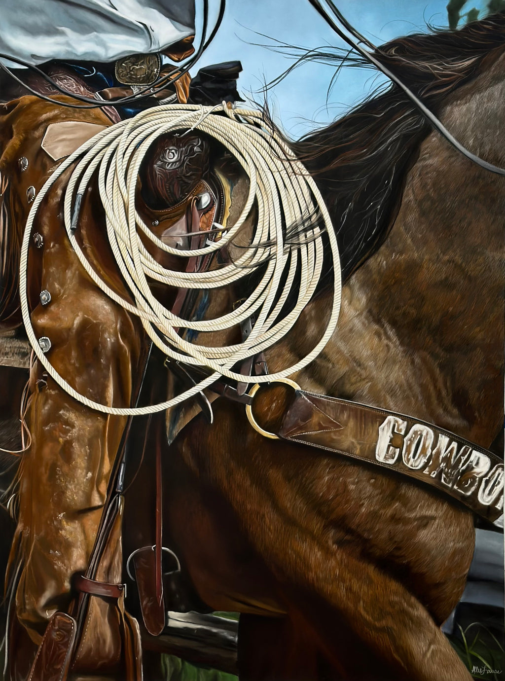 Print: "Saddle Up"