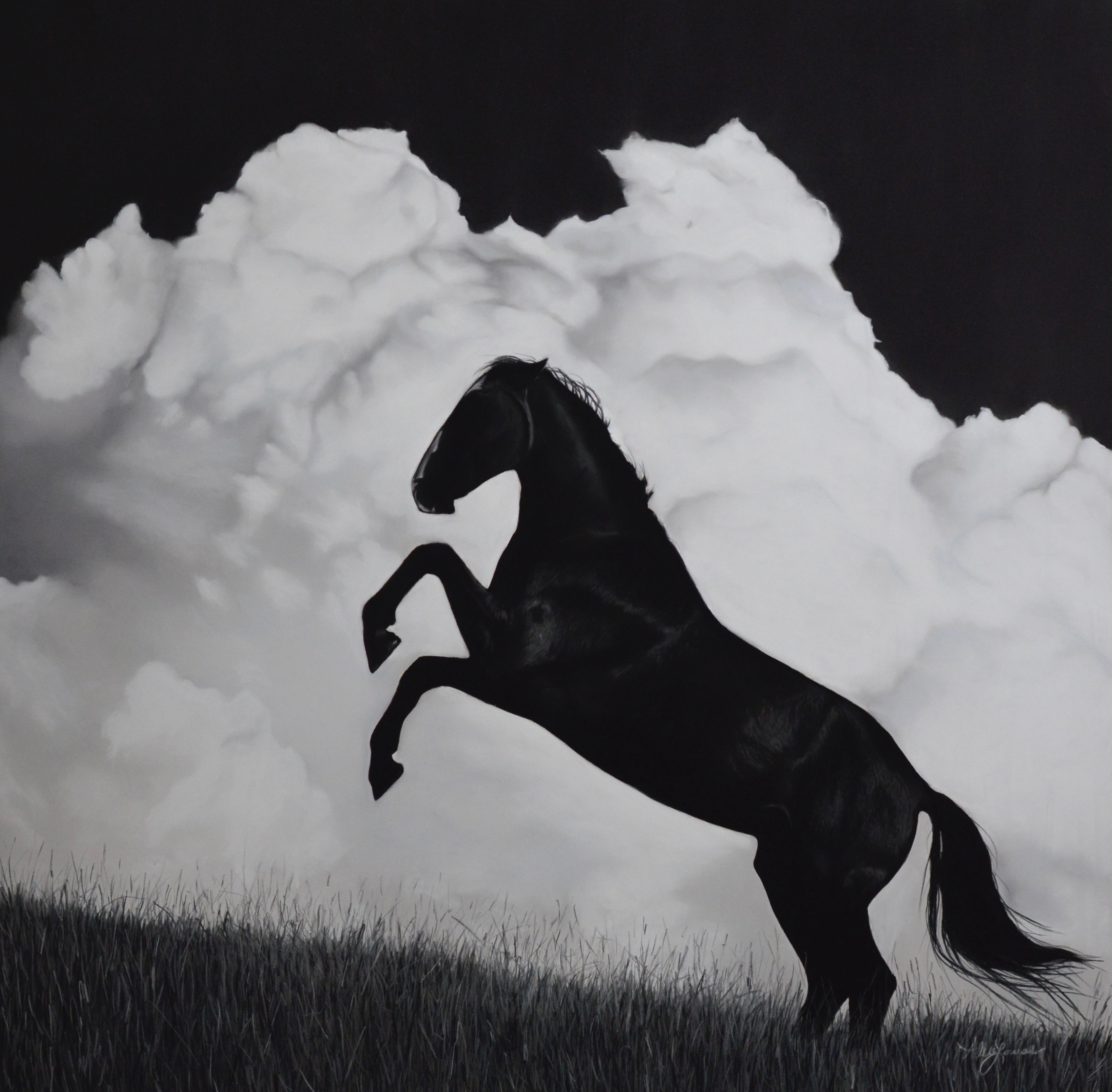 Print: "Dancing in the Clouds"